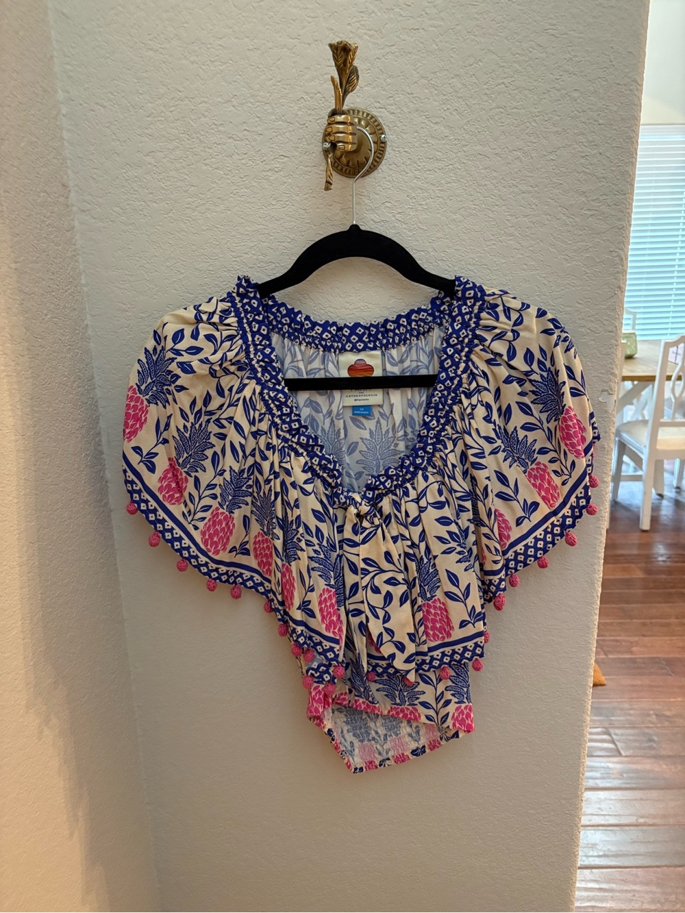 FARM Rio x Anthropologie Off-The-Shoulder Ruffle Blouse - Picture 6 of 9
